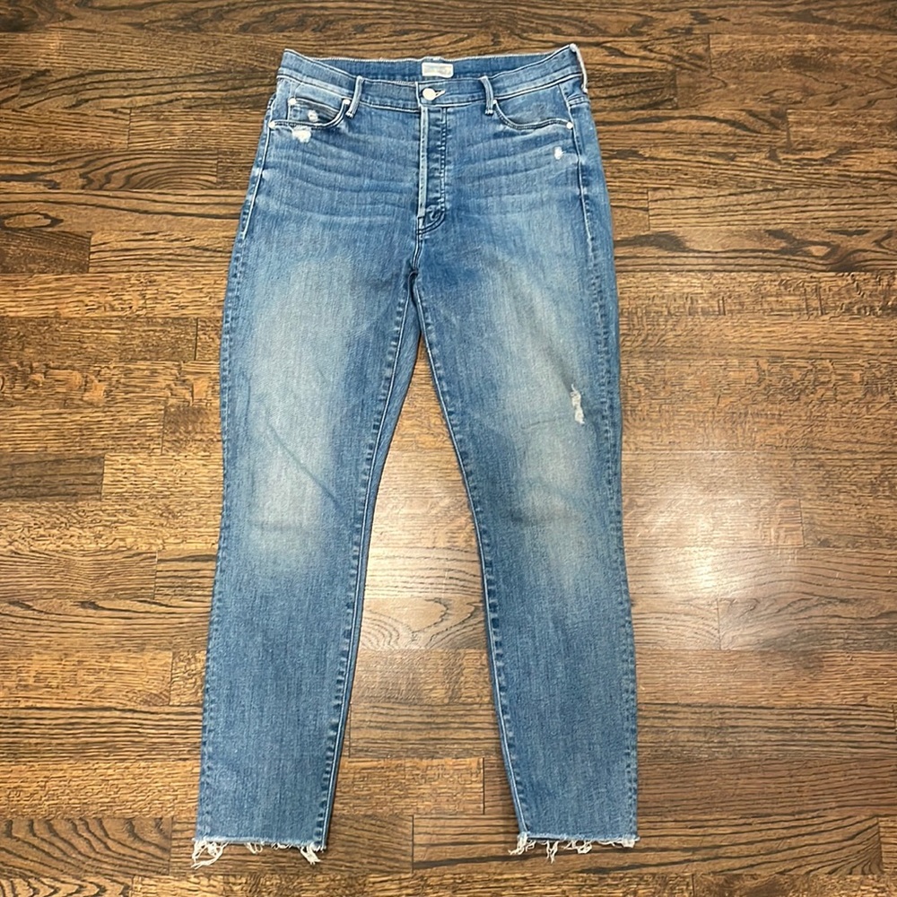 MOTHER Stunner Ankle Fray Size 30 - Picture 1 of 8